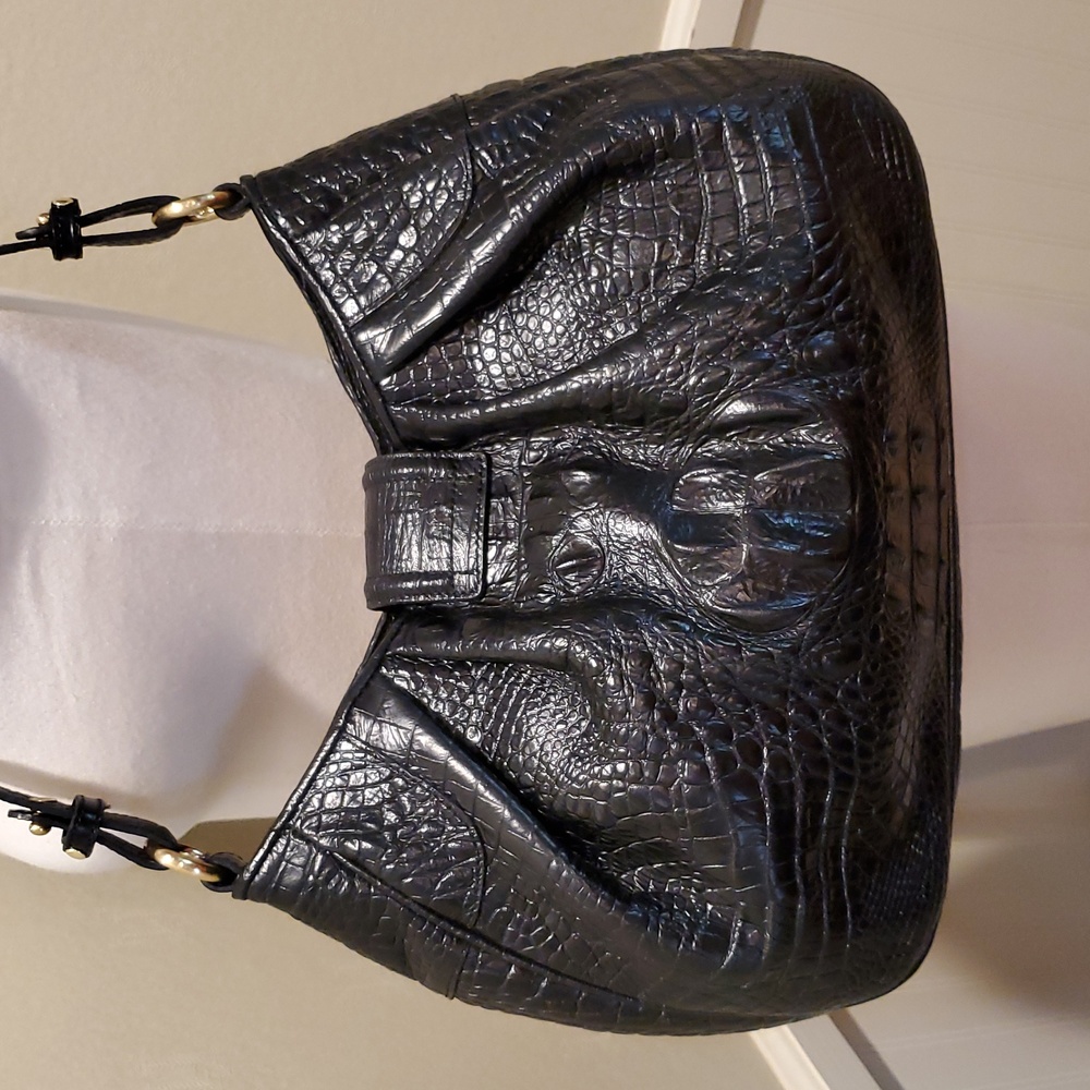 Brahmin Melbourne Croc Shoulder Bag - Picture 7 of 15